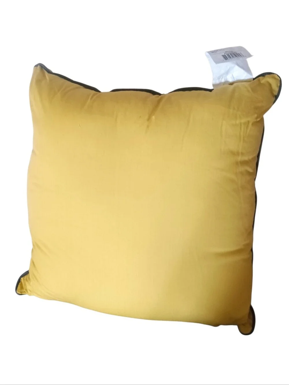 NWT 16X16 Yellow And White  Greek Key Maze Accent Throw Pillow